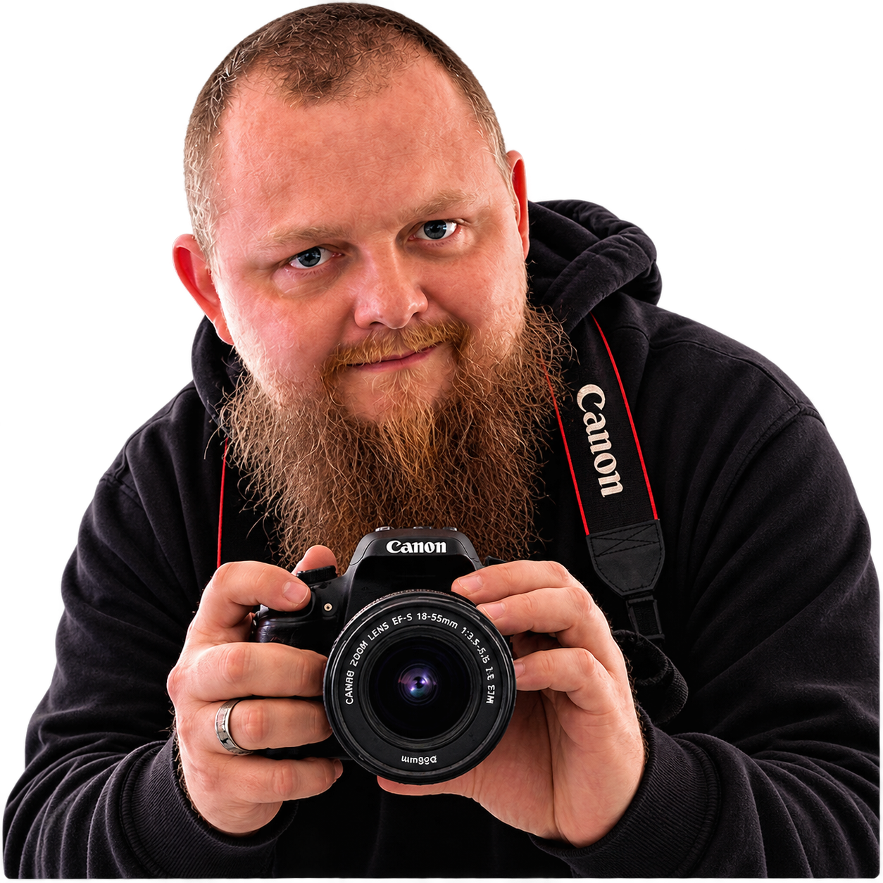 Lars Nielsen med Canon-kamera